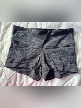Lululemon Heathered Grey Running Shorts | Size 2
